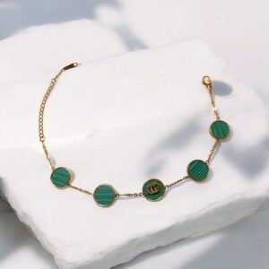 Gucci Signature Gold Stamped Bracelet
