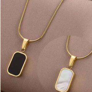 Reversible Signature Pendant Necklace