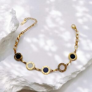 Roman Numeral Charm Bracelet