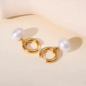 Pearlescent Snowdrop Earrings