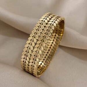 Vintage Leaf Statement Cuff